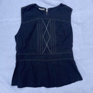 MIU MIU Black fitted top